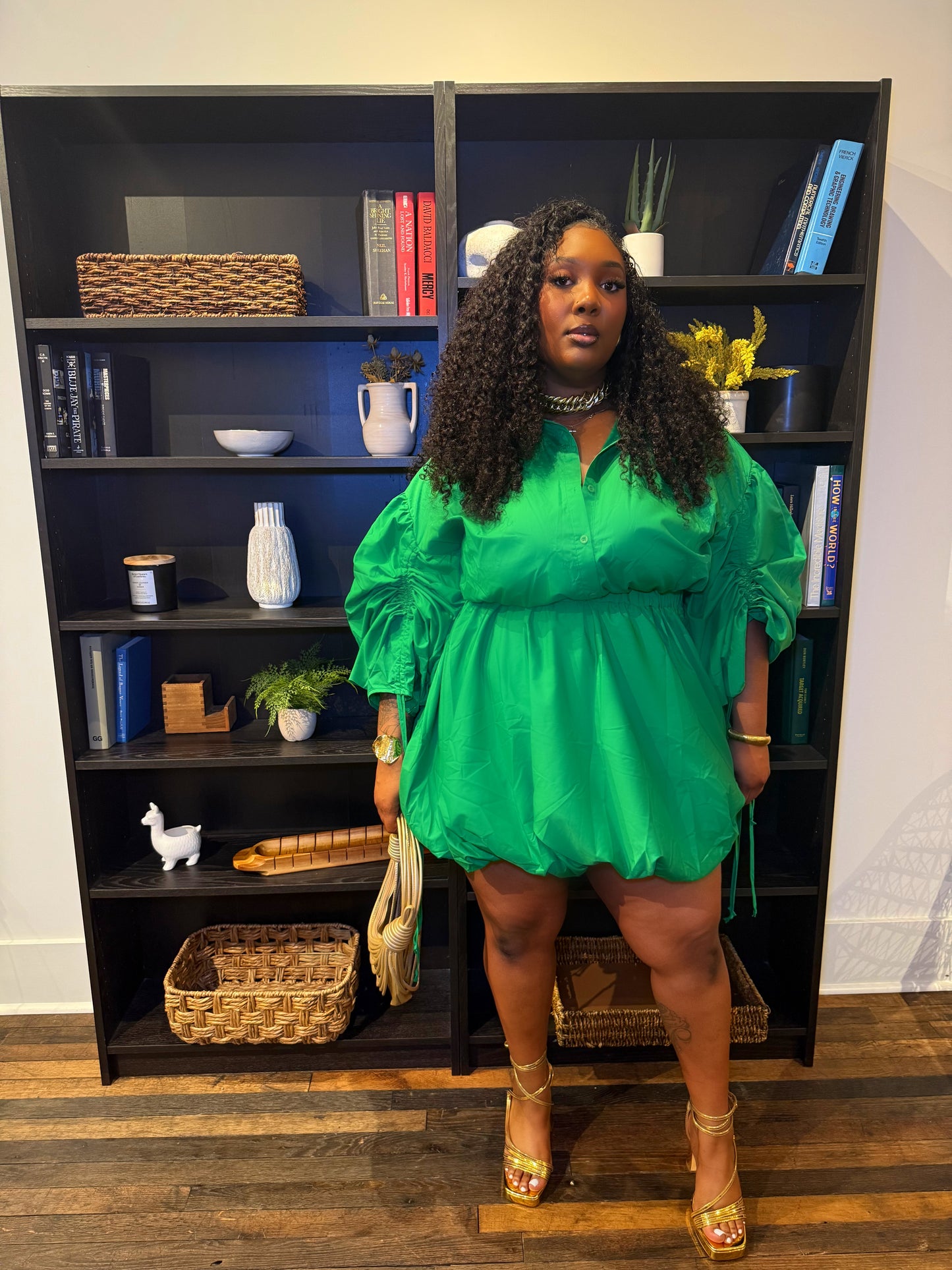 VK Kelly Green Bubble Dress