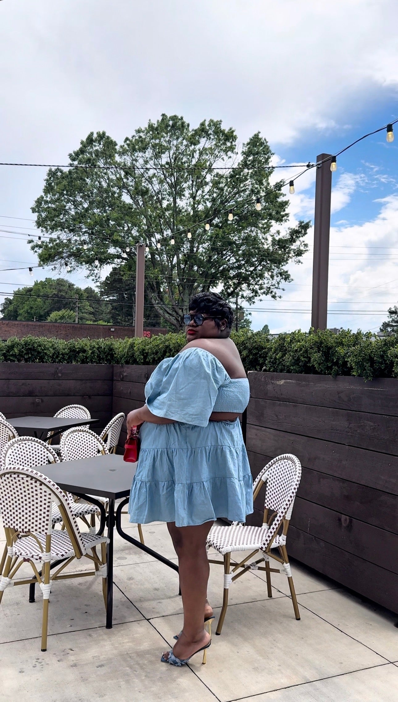 Dainty Duties Tiered Dress
