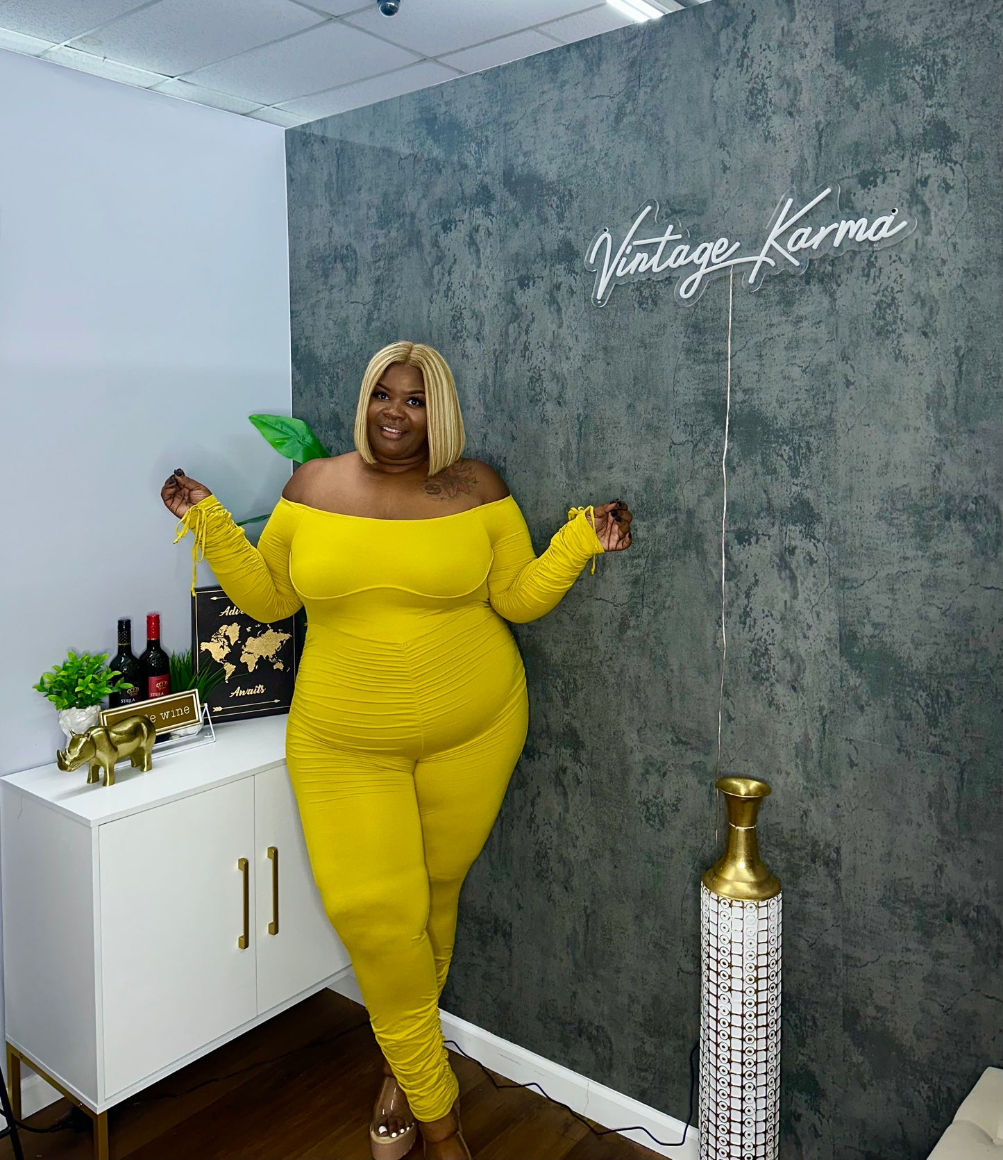 VK Ruched Jumpsuit