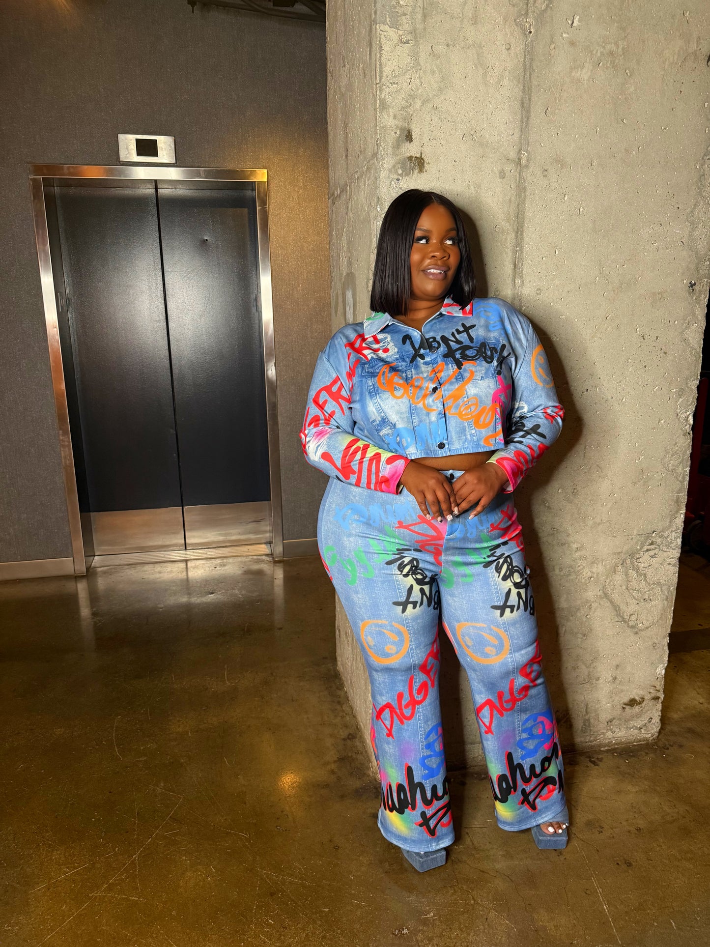 VK Graffiti Pant Set