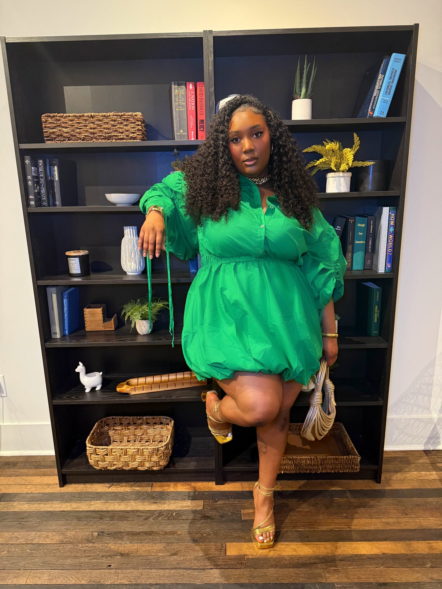 VK Kelly Green Bubble Dress