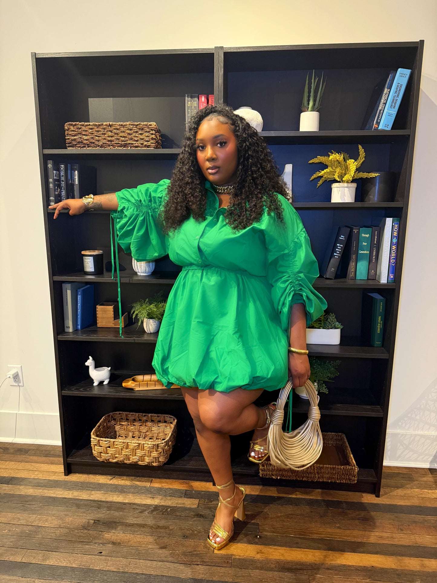 VK Kelly Green Bubble Dress