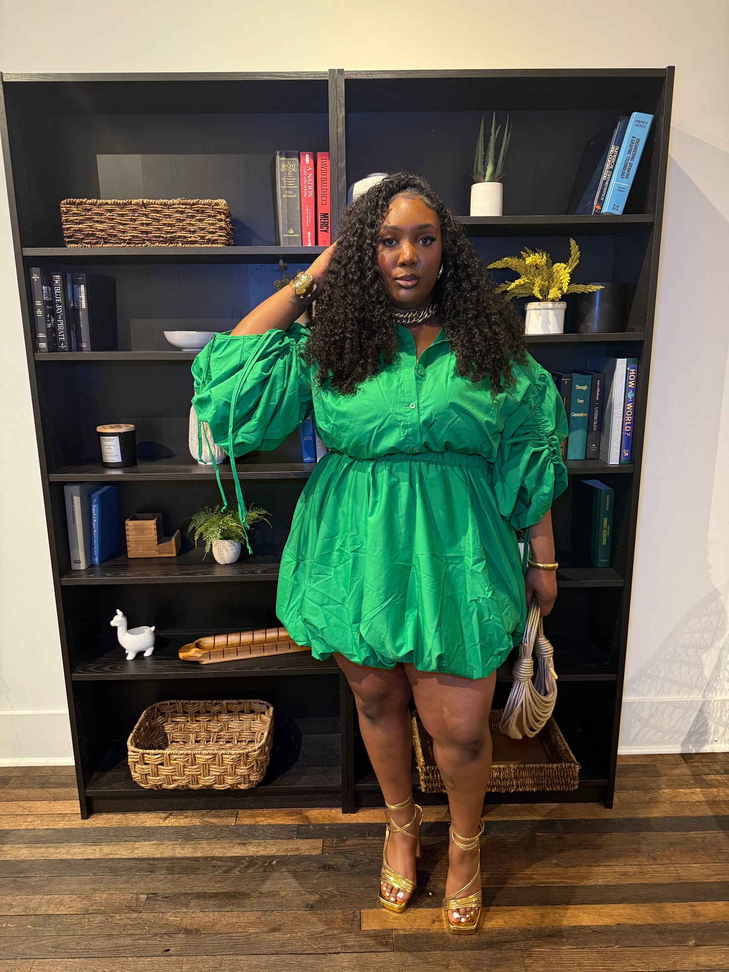 VK Kelly Green Bubble Dress