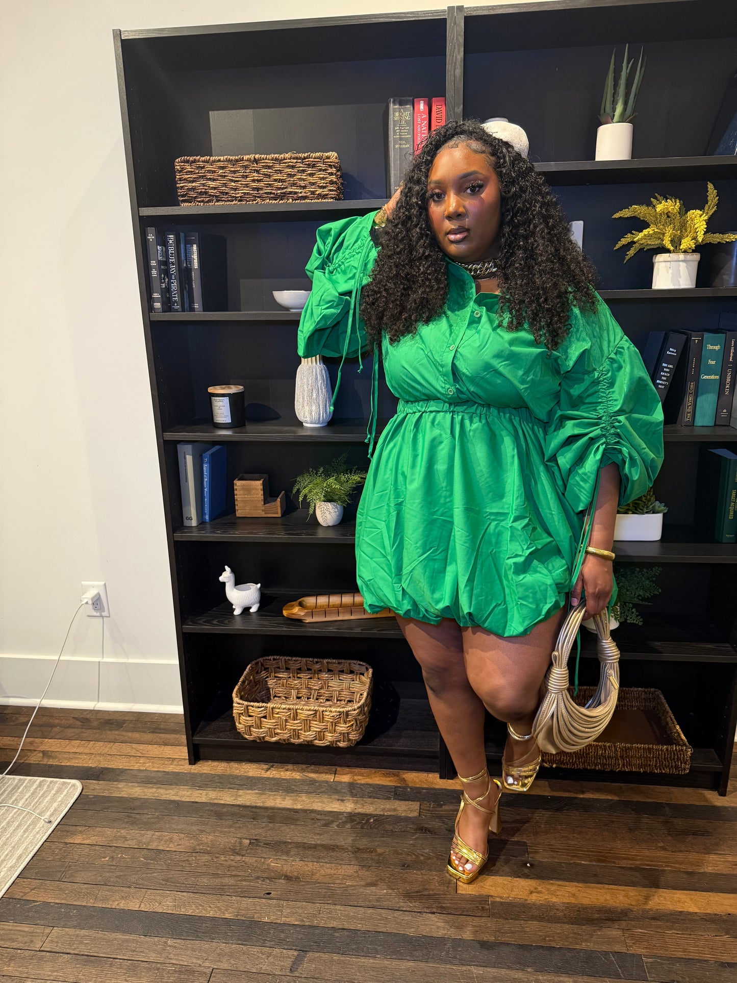VK Kelly Green Bubble Dress