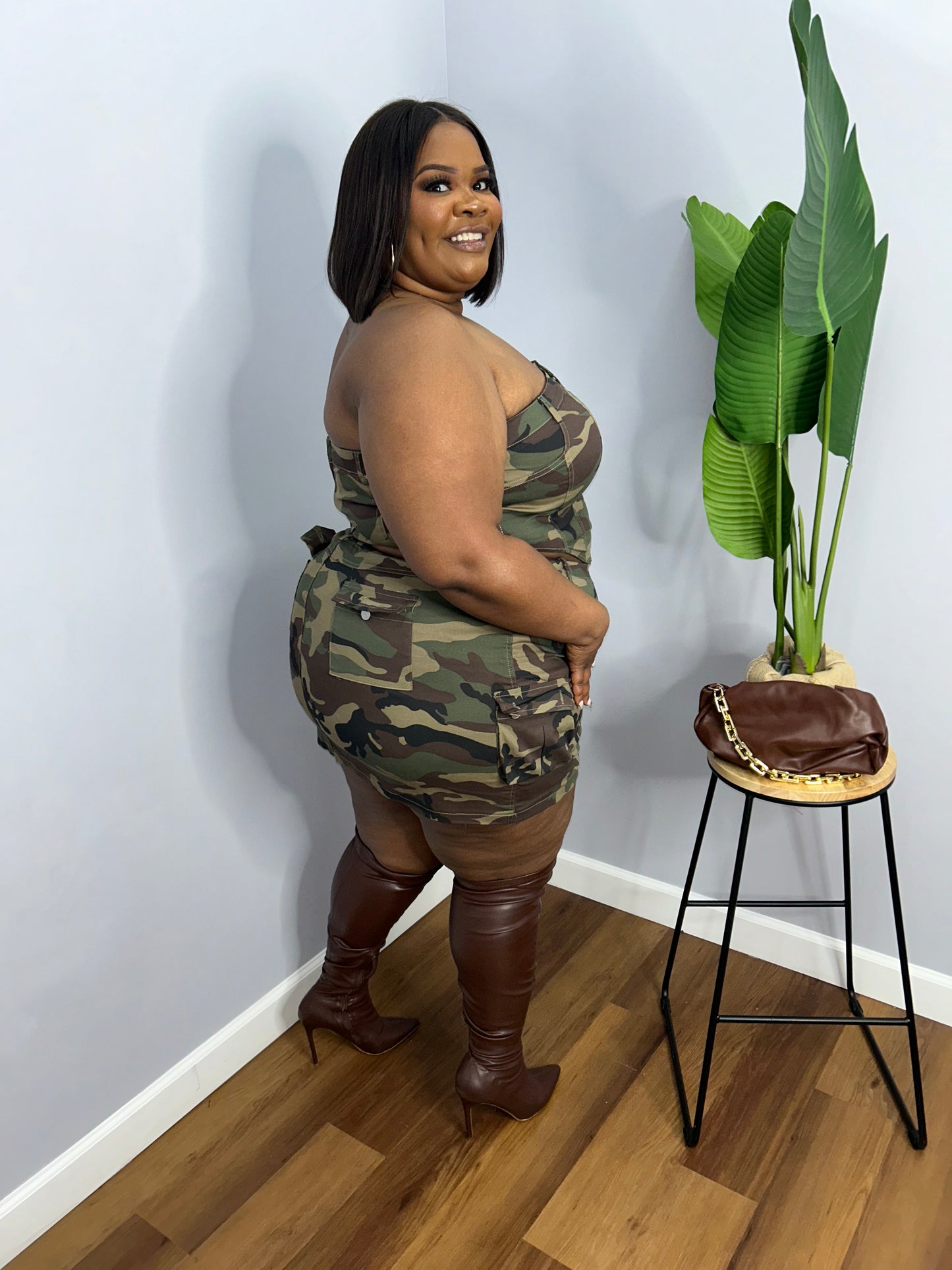 Camo Tube Skirt Set