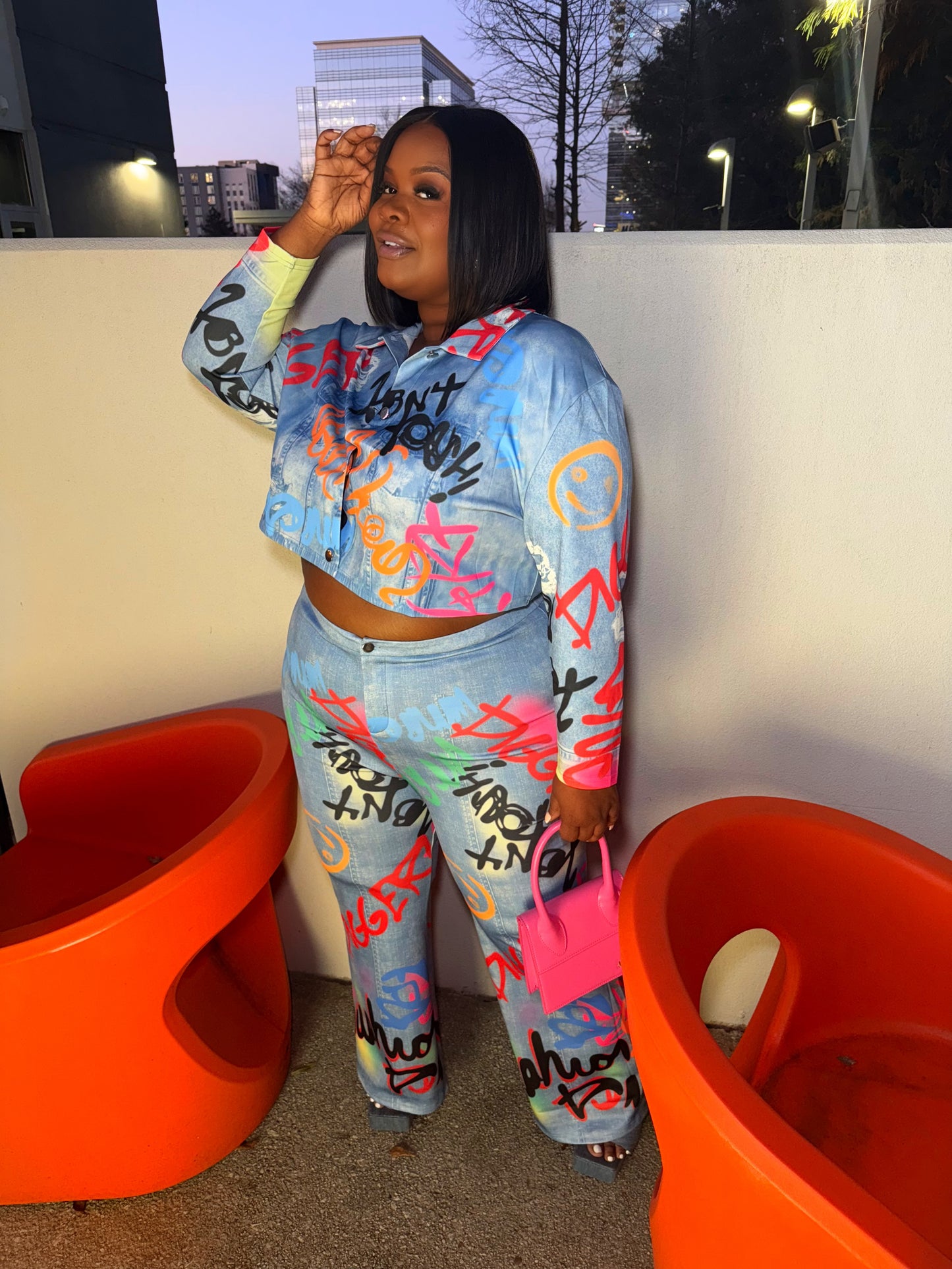 VK Graffiti Pant Set