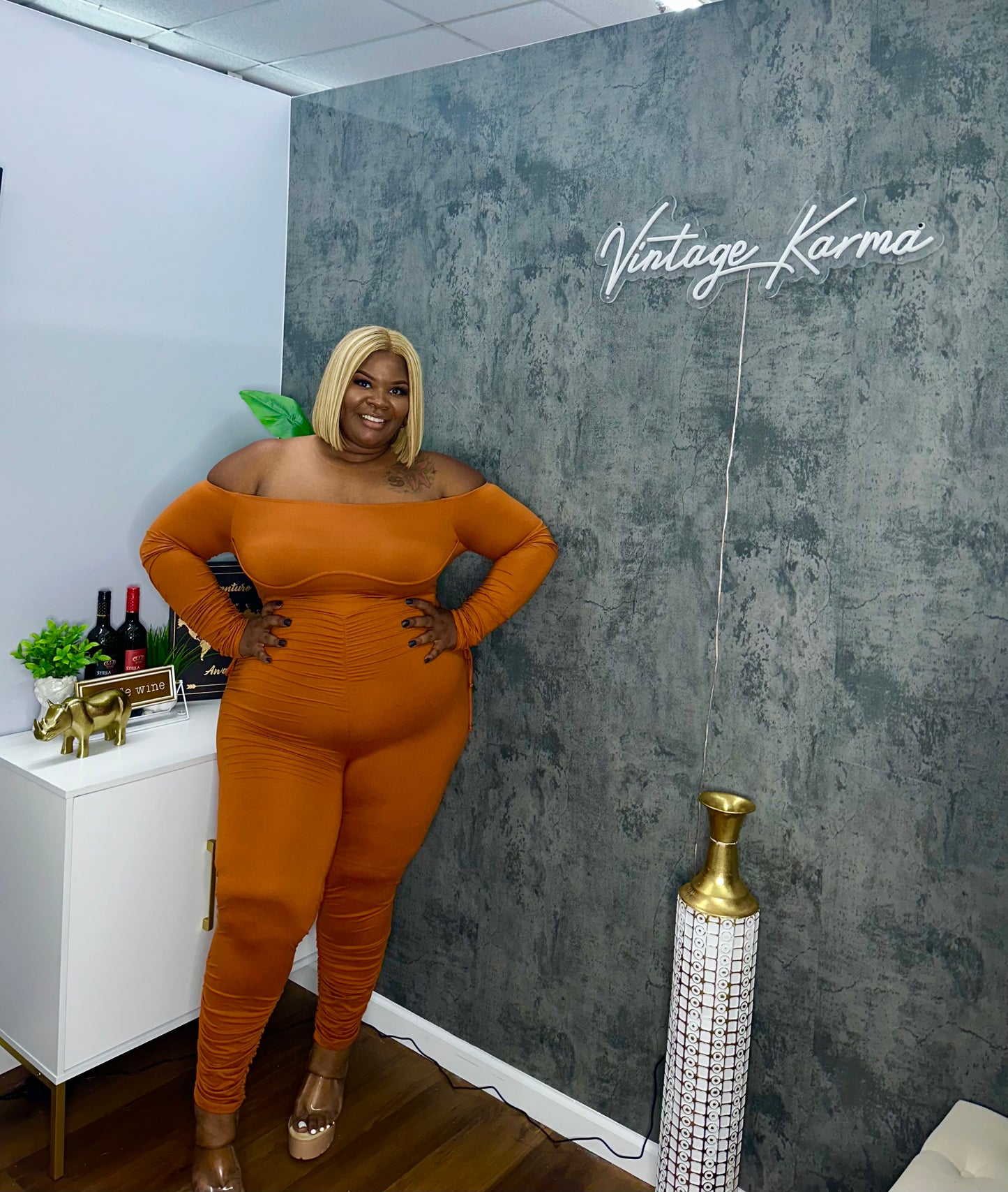 VK Ruched Jumpsuit