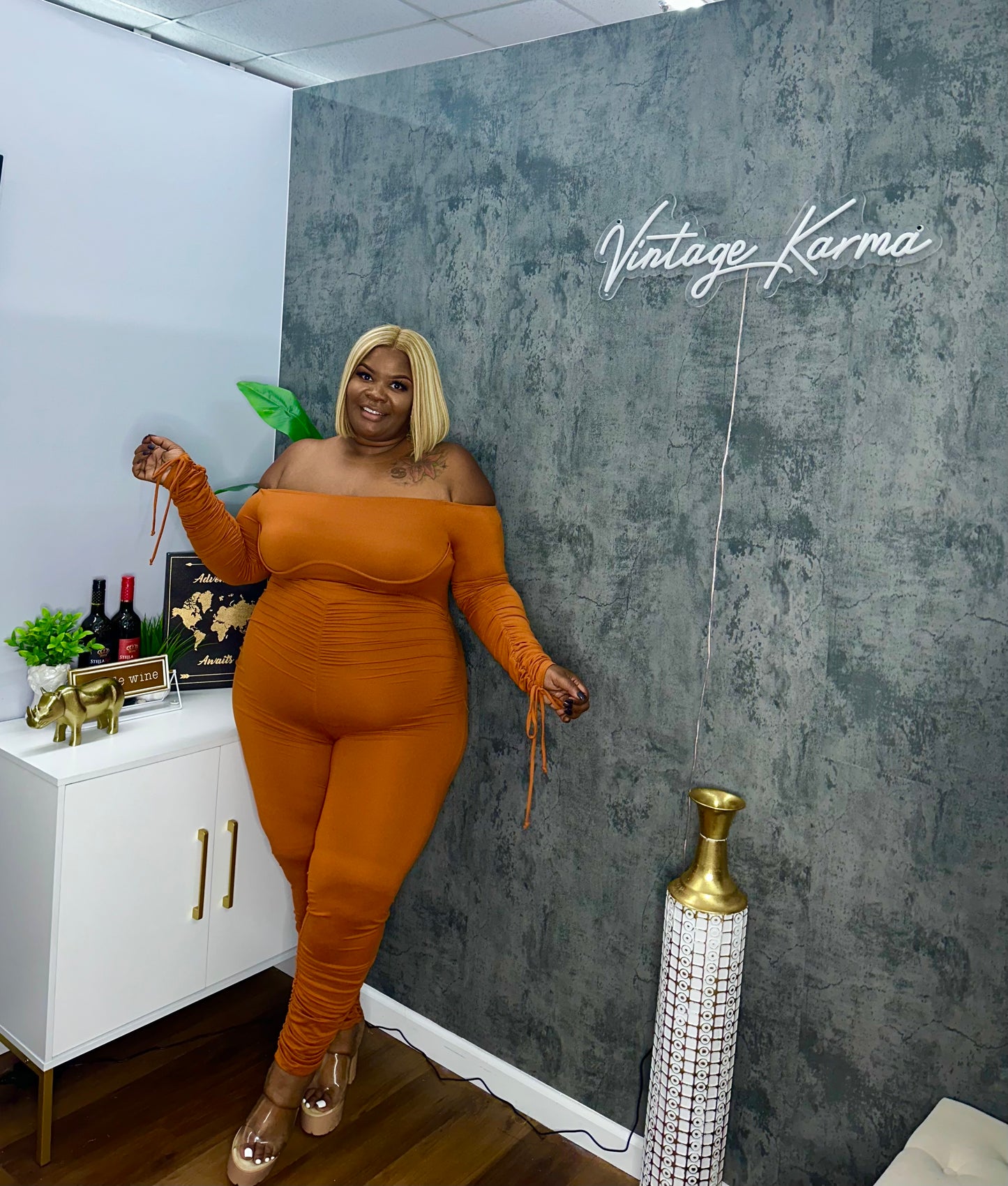 VK Ruched Jumpsuit