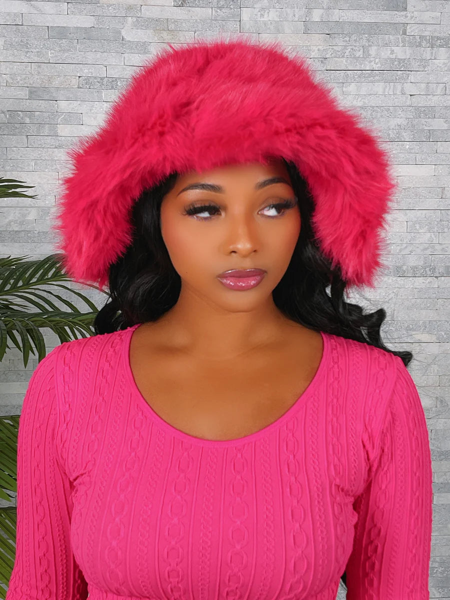 VK Fuzzy Bucket Hat