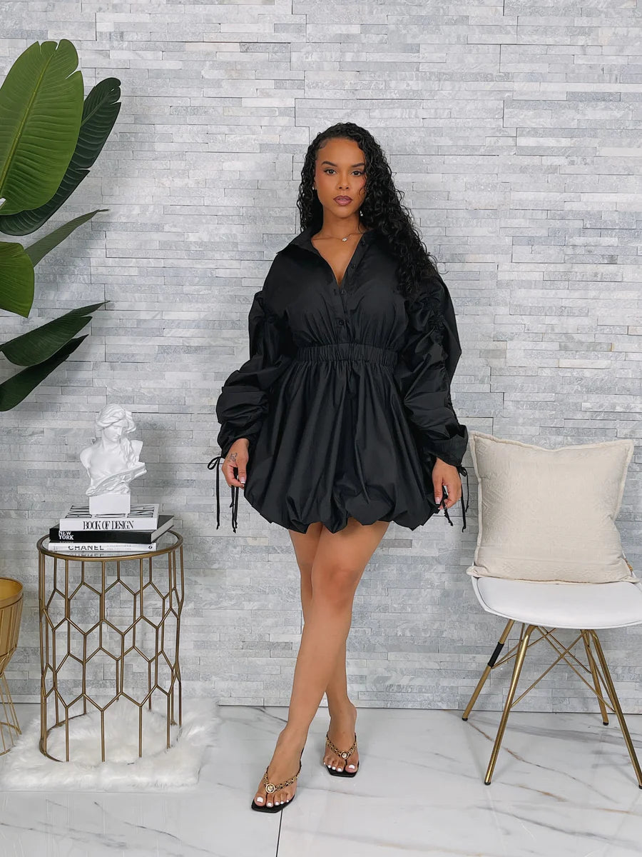 Black Bubble Dress