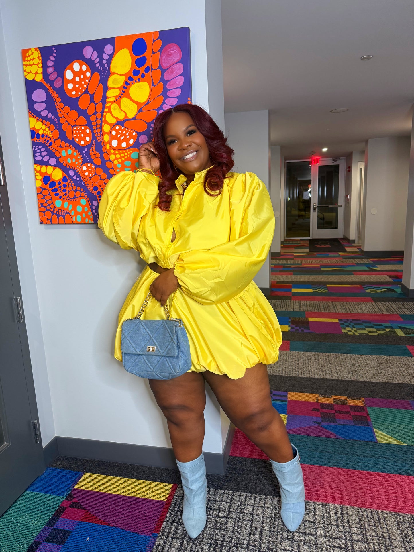 Windbreaker Bubble Skirt Set W Jacket