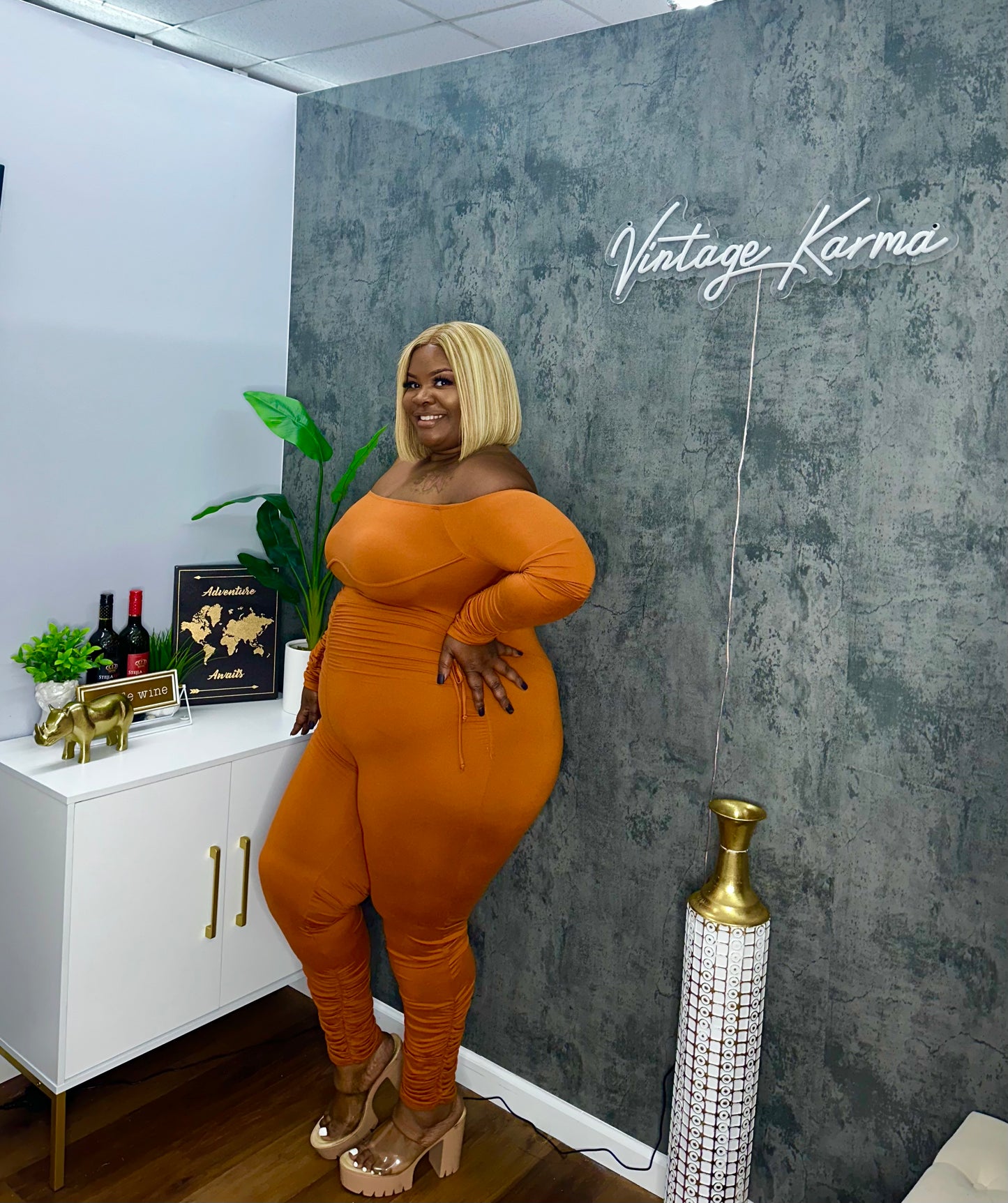 VK Ruched Jumpsuit