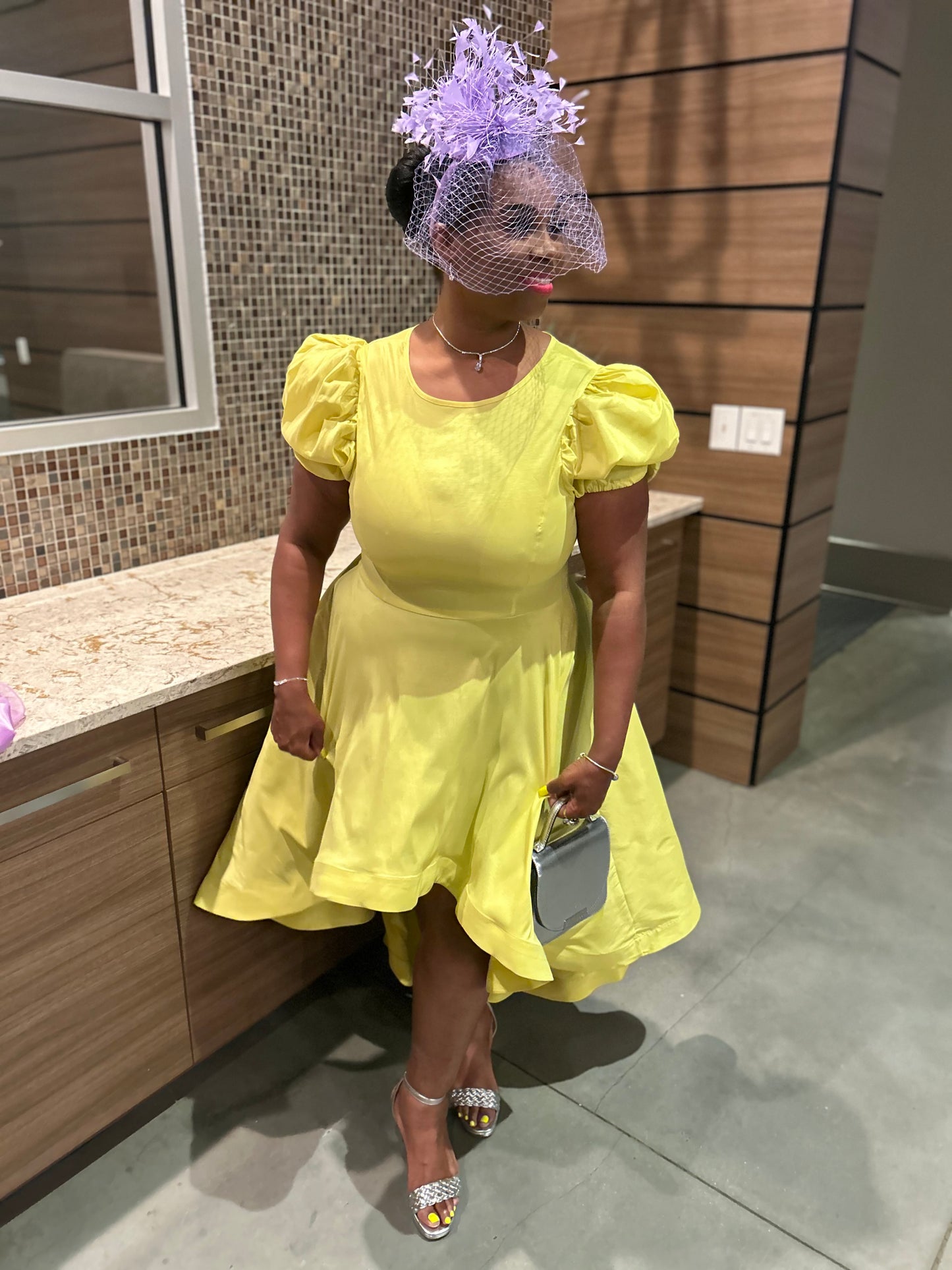 Southern Belle Tea Dress Yellow