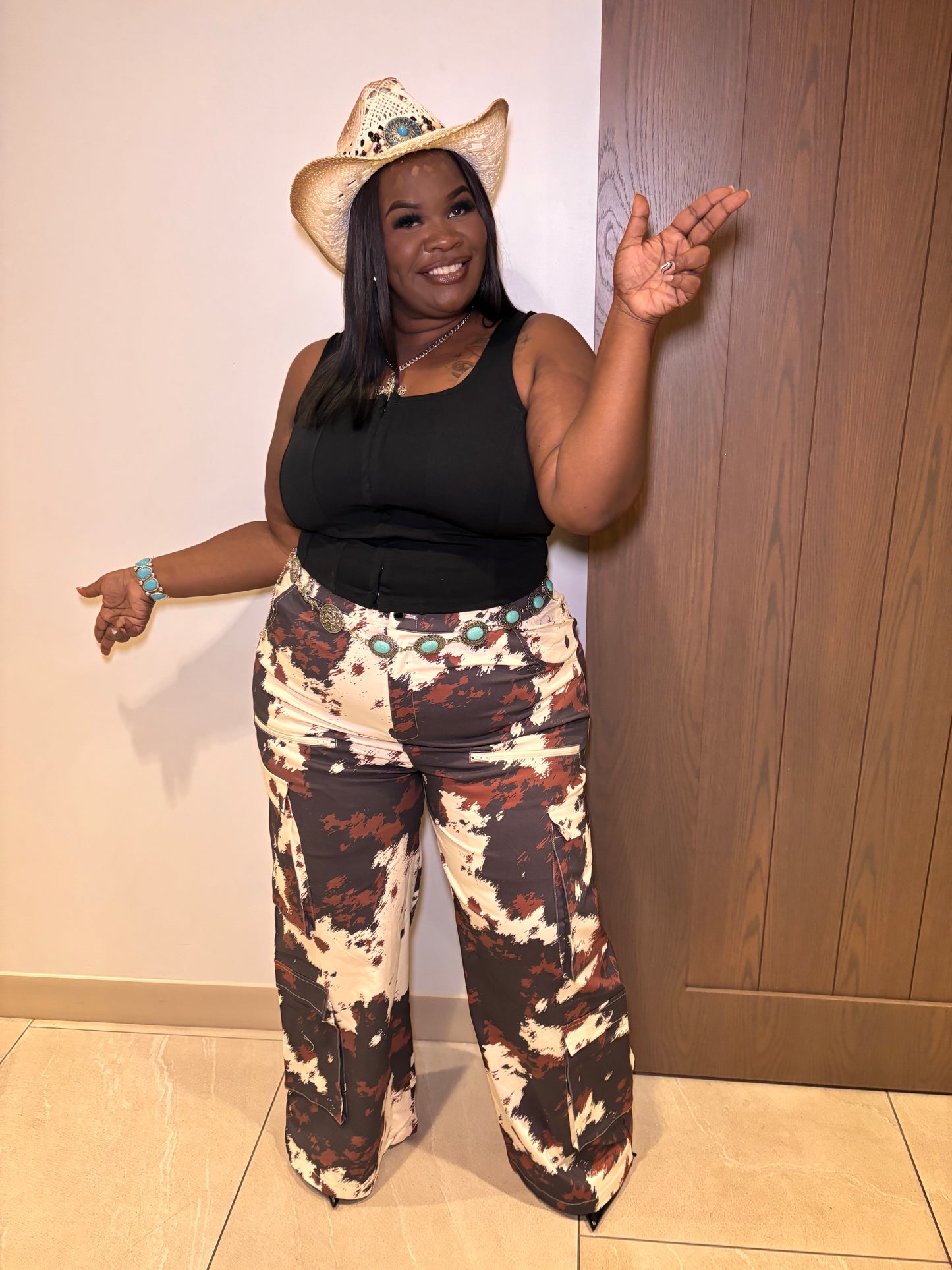 VK Brown Cowgirl Pants