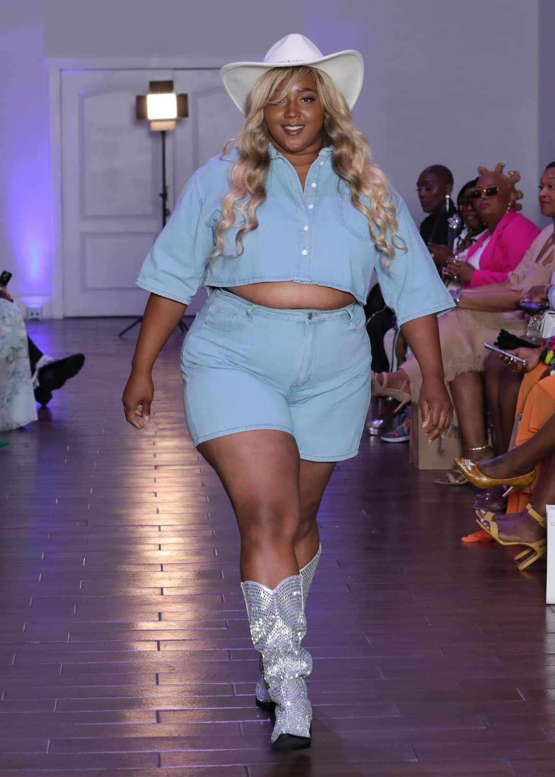 VK Denim Short Set
