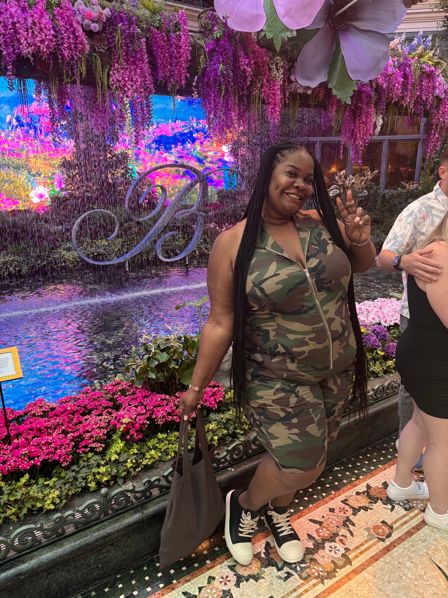 VK Camo Halter Jumpsuit