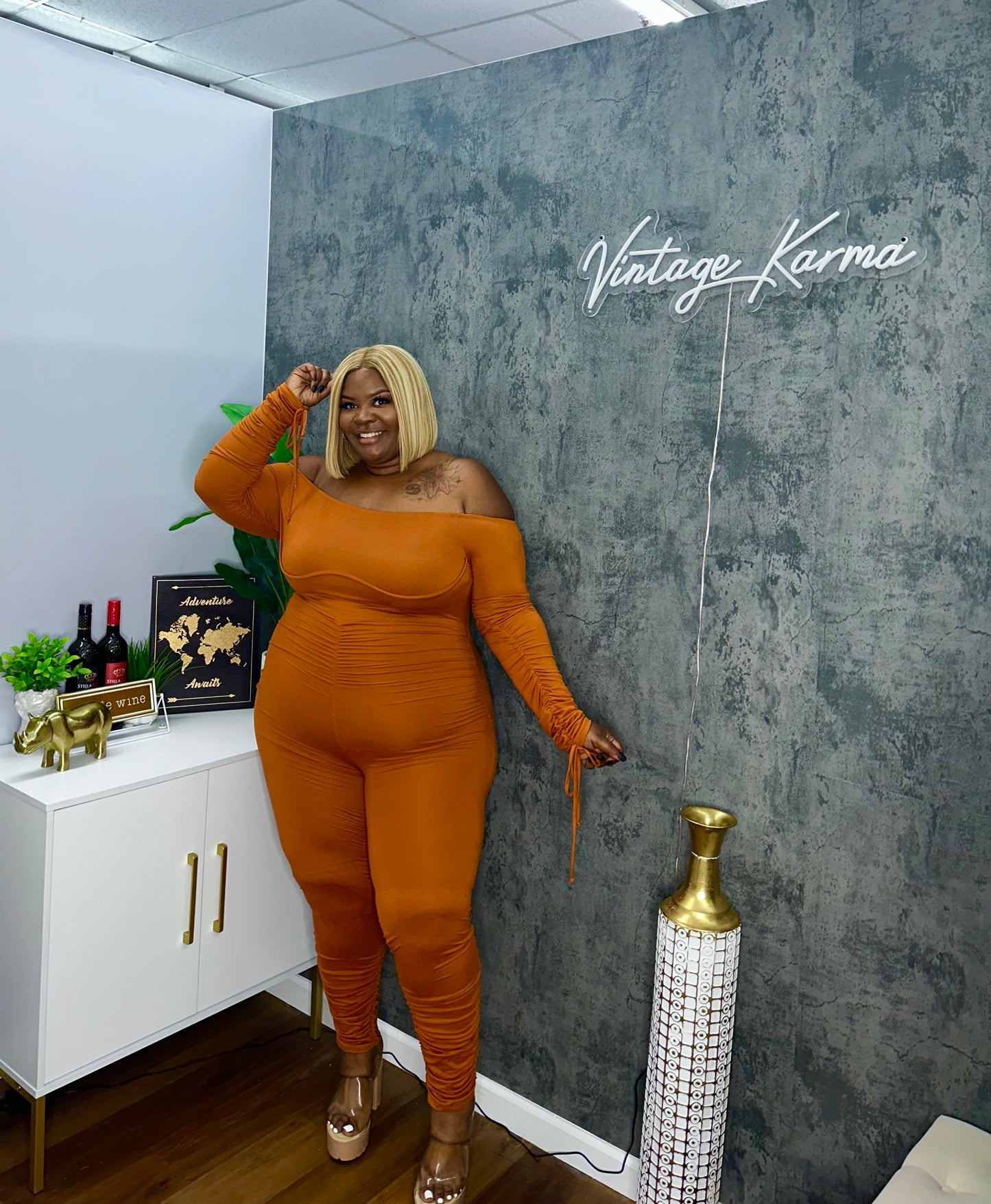 VK Ruched Jumpsuit