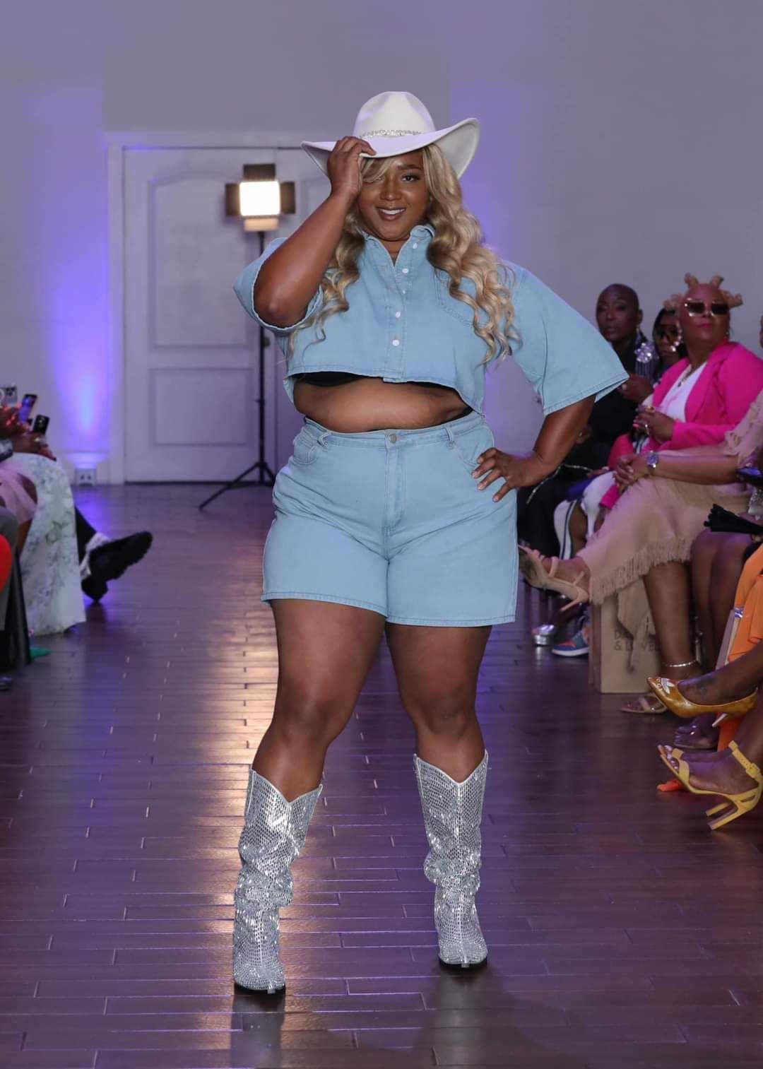 VK Denim Short Set
