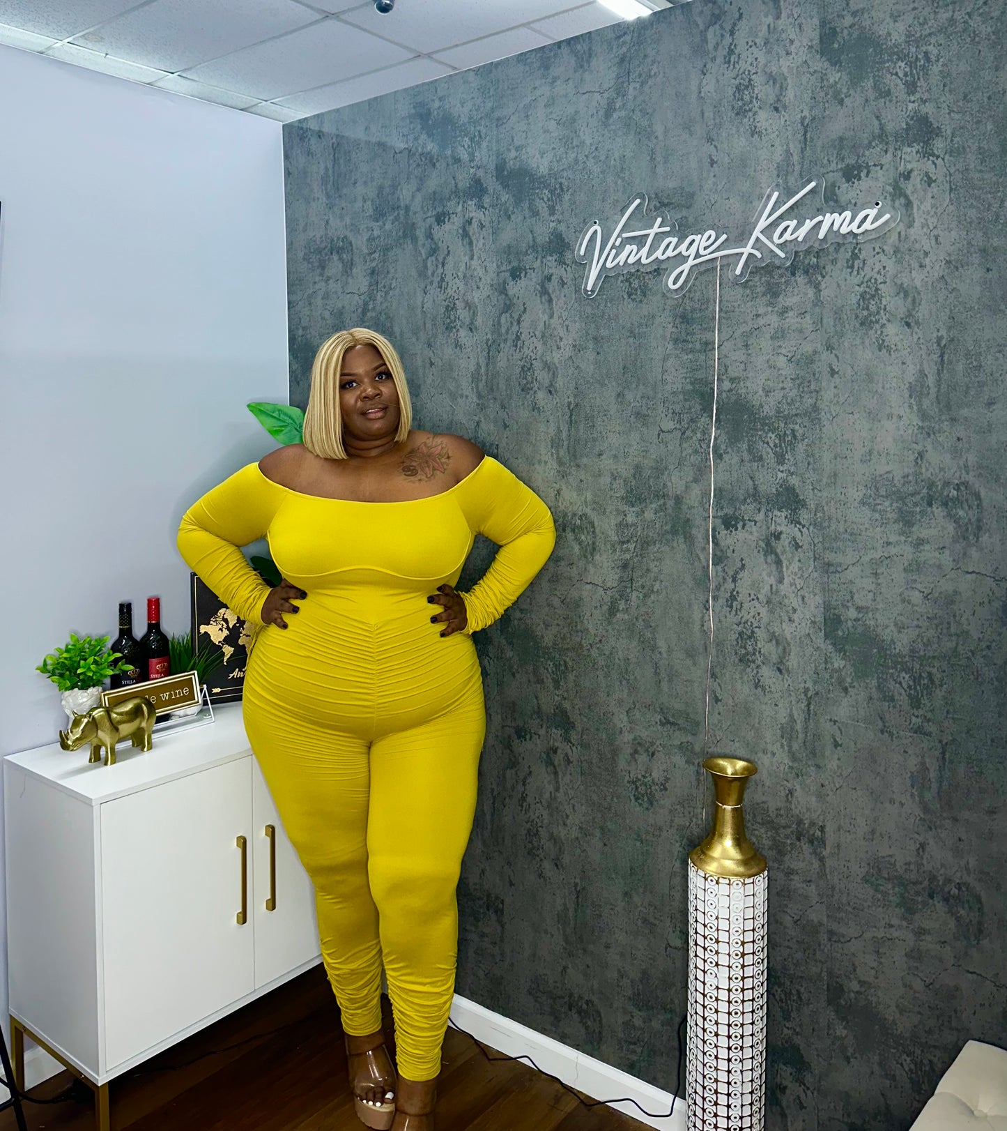 VK Ruched Jumpsuit