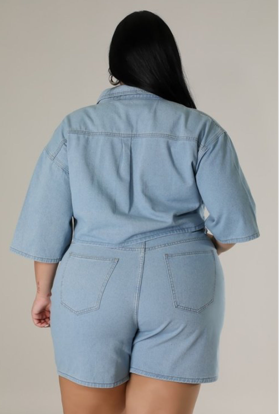 VK Denim Short Set