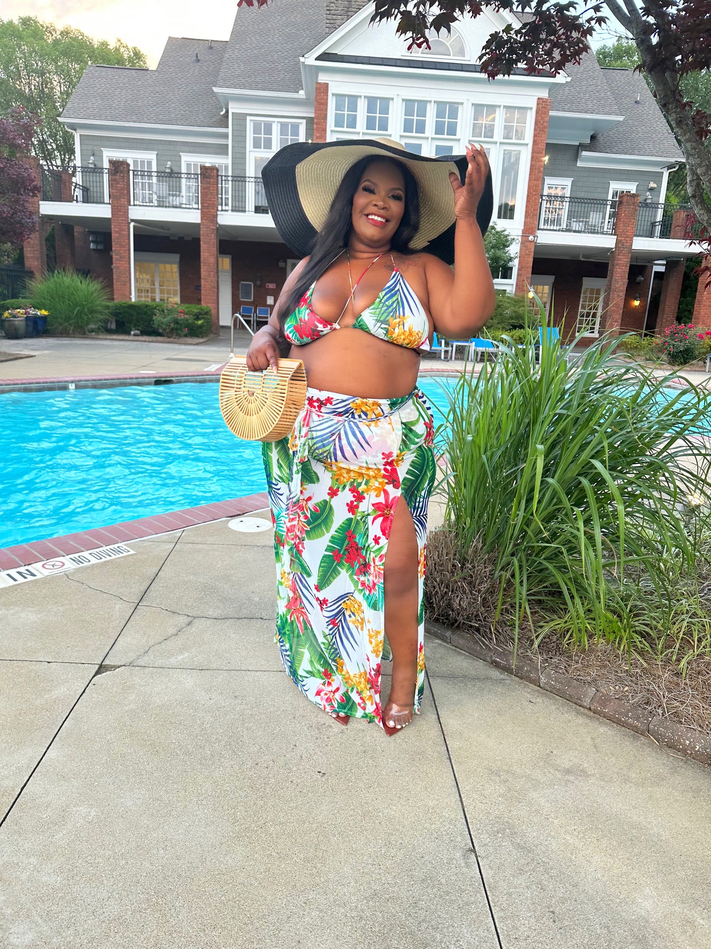 Aruba Bae Bikini Skirt Set
