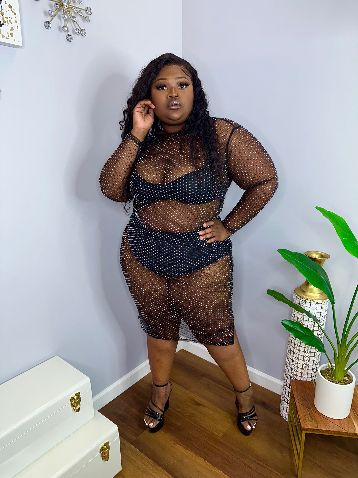Bling Me Out Skirt Set