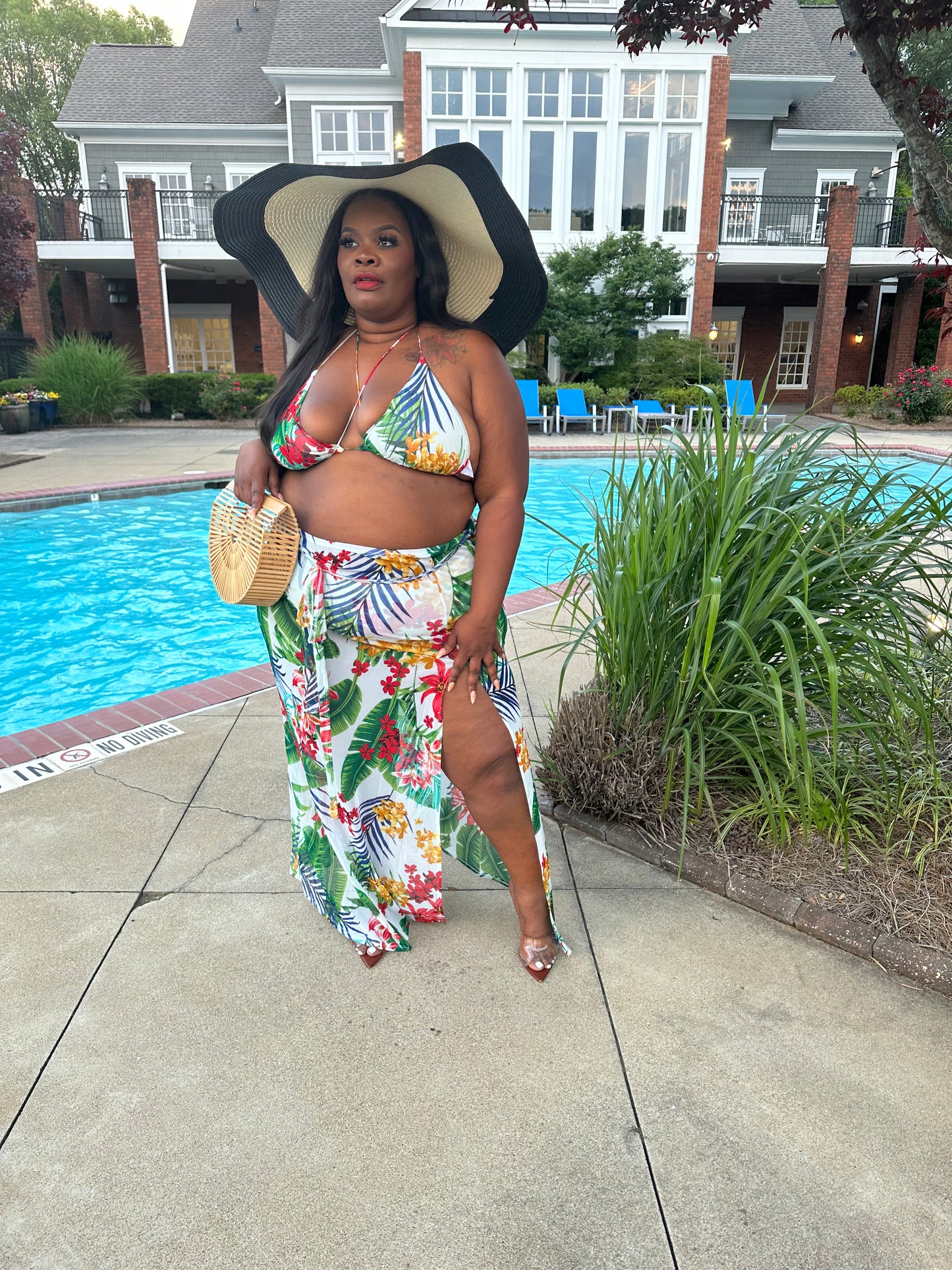 Aruba Bae Bikini Skirt Set