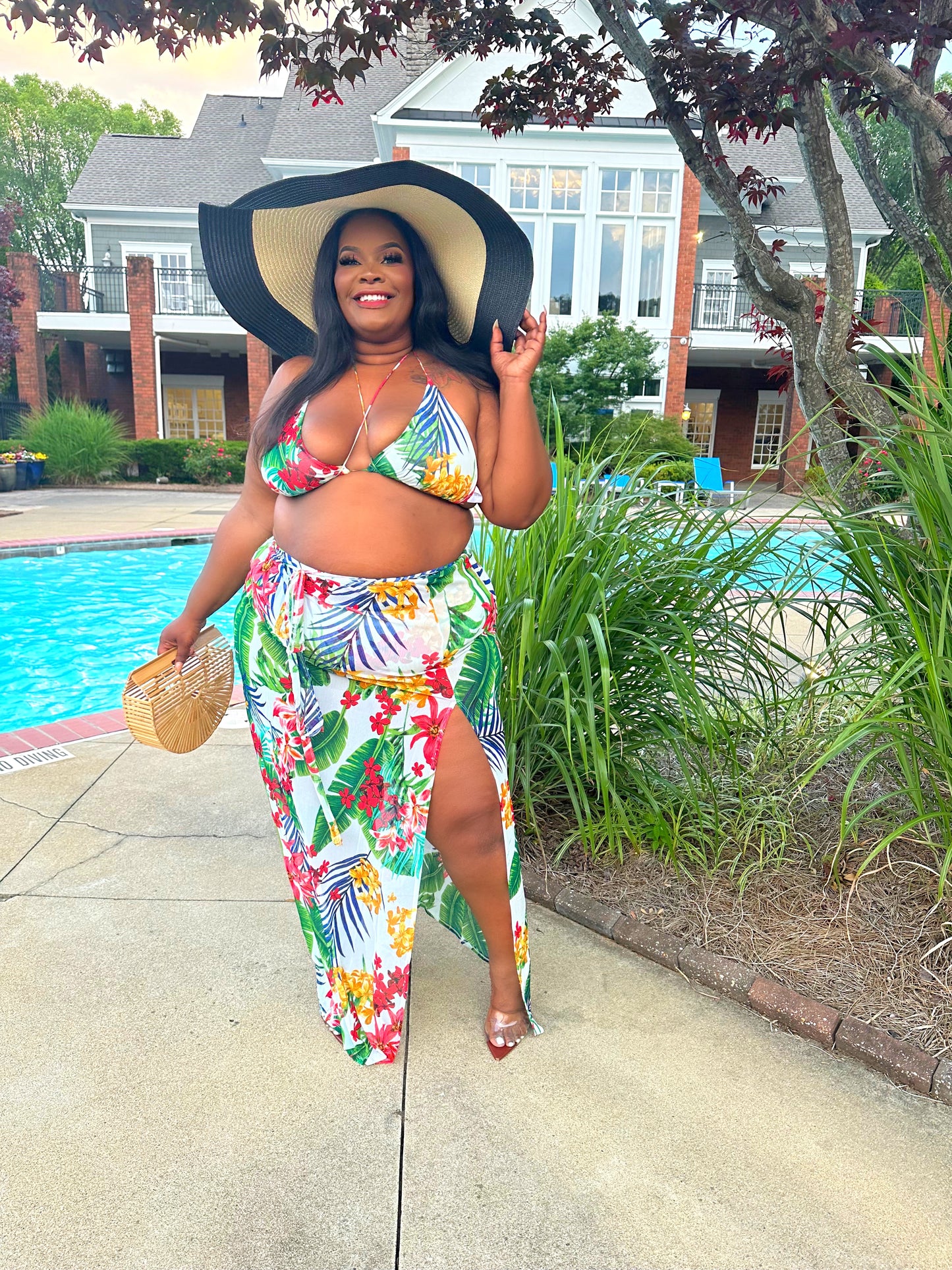 Aruba Bae Bikini Skirt Set