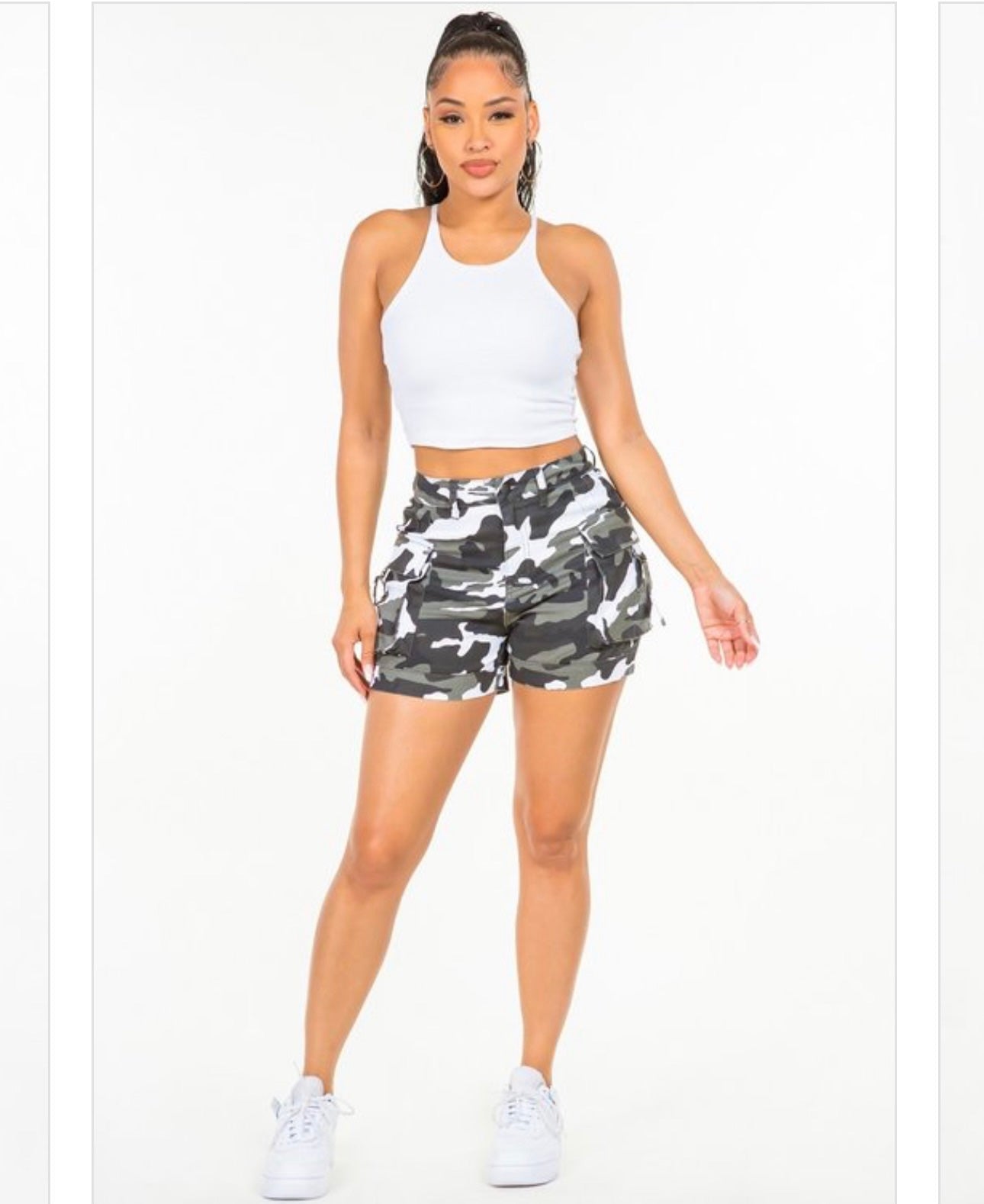 Camo Cargo Shorts