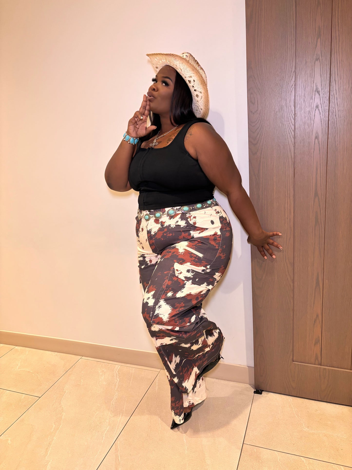VK Brown Cowgirl Pants