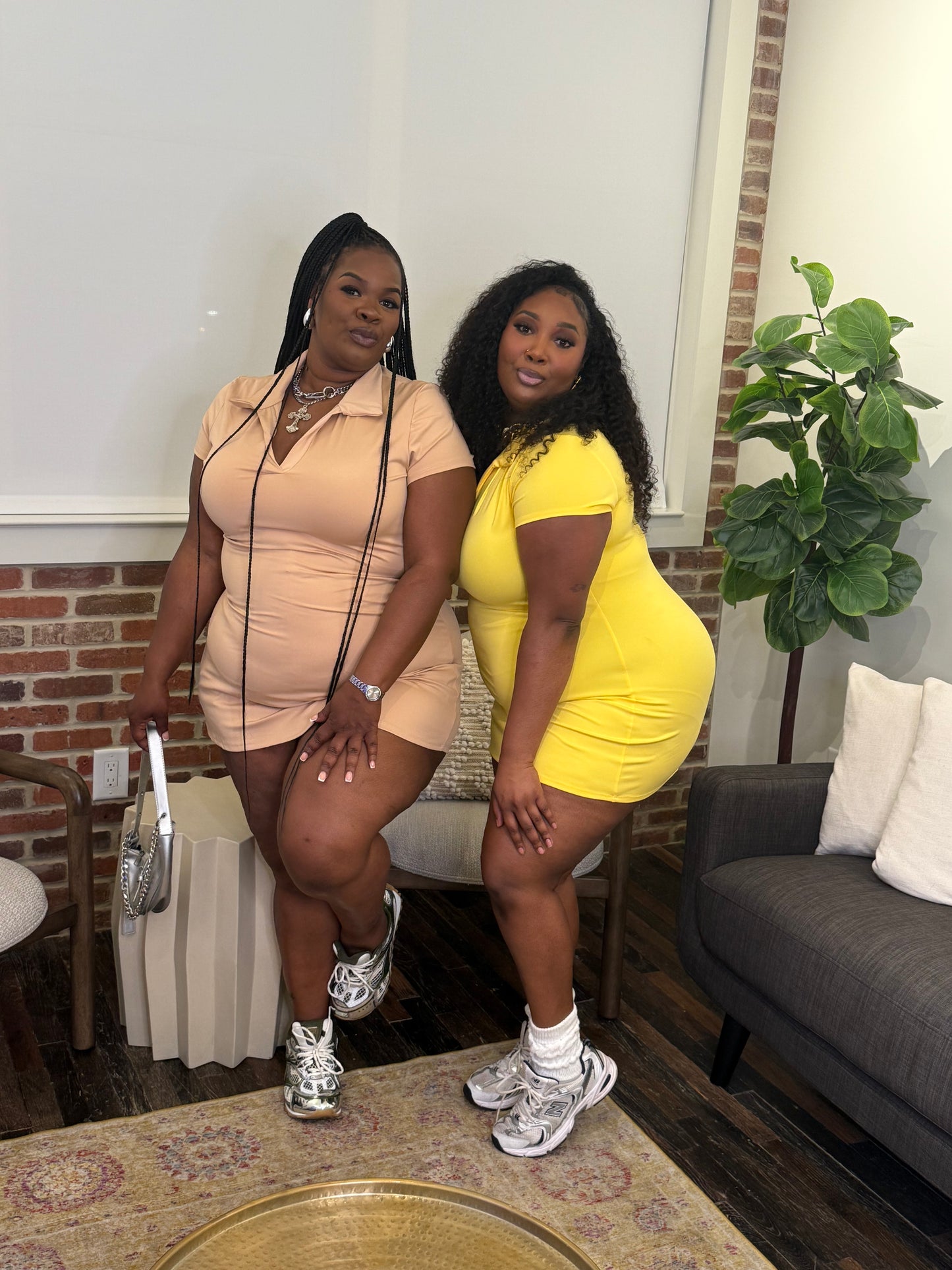 VK Tennis Dress Khaki