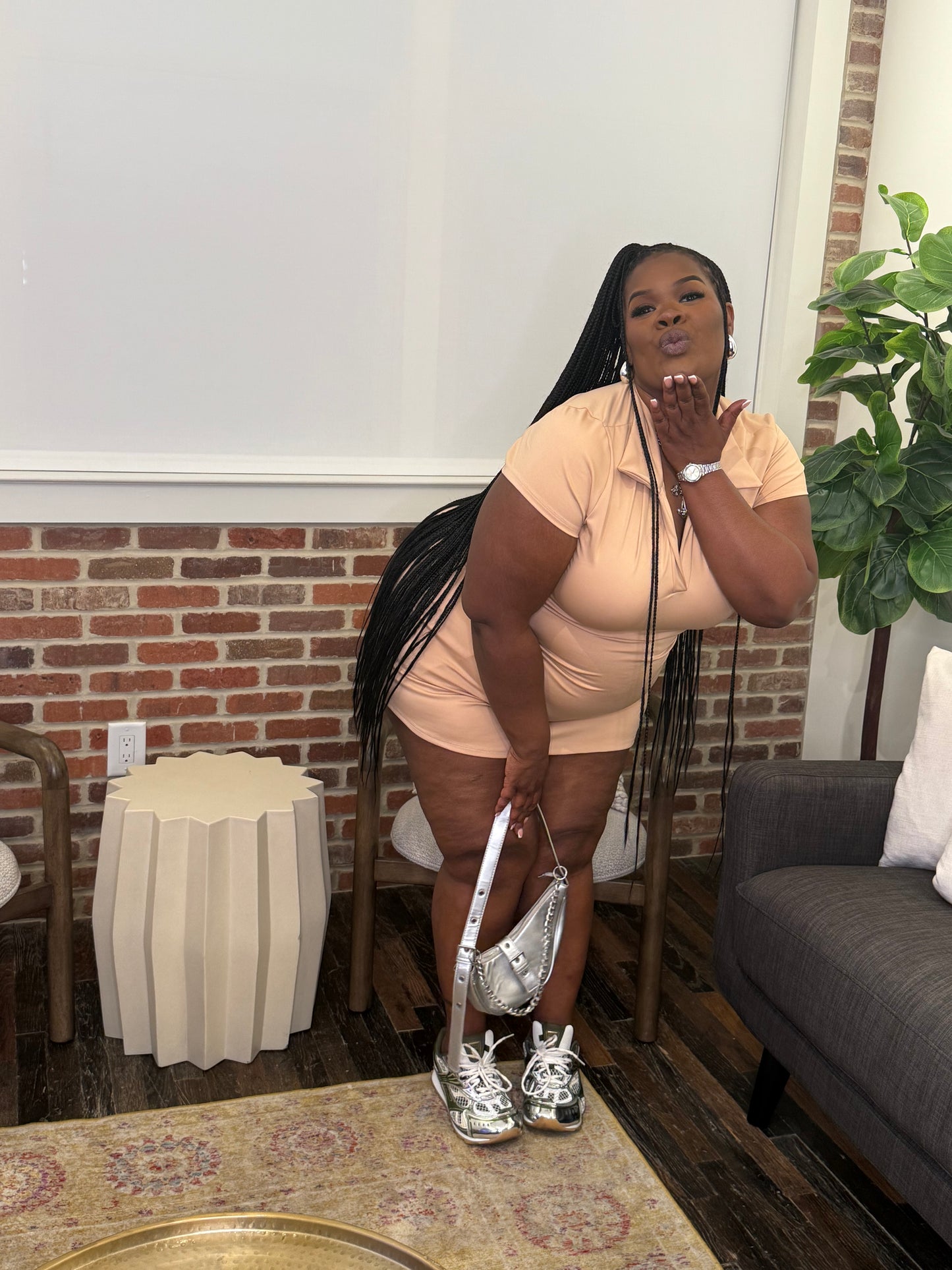 VK Tennis Dress Khaki