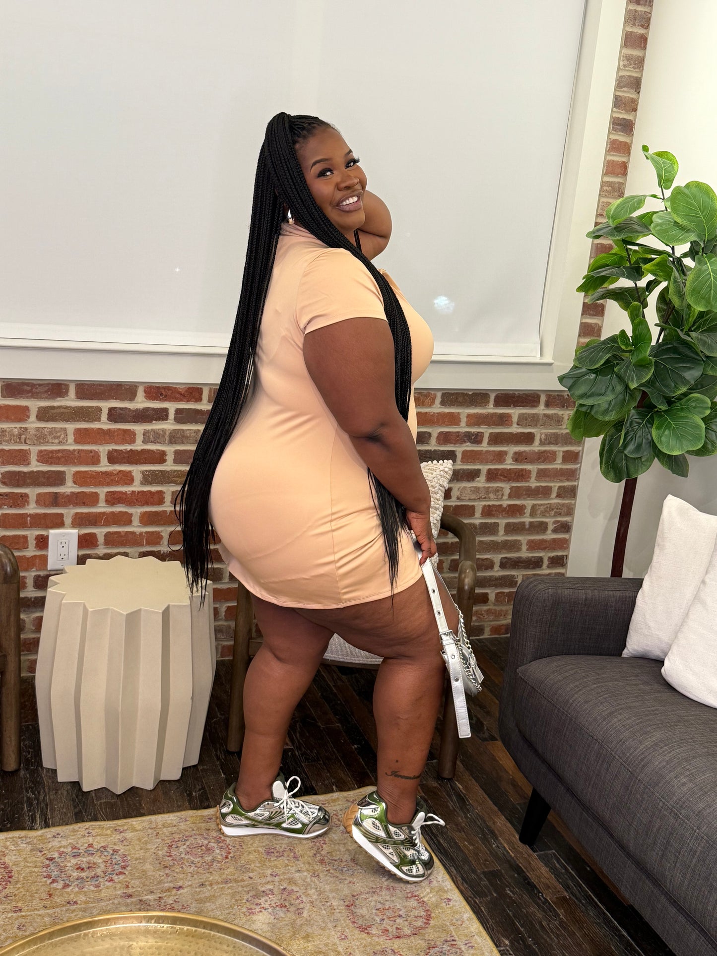 VK Tennis Dress Khaki