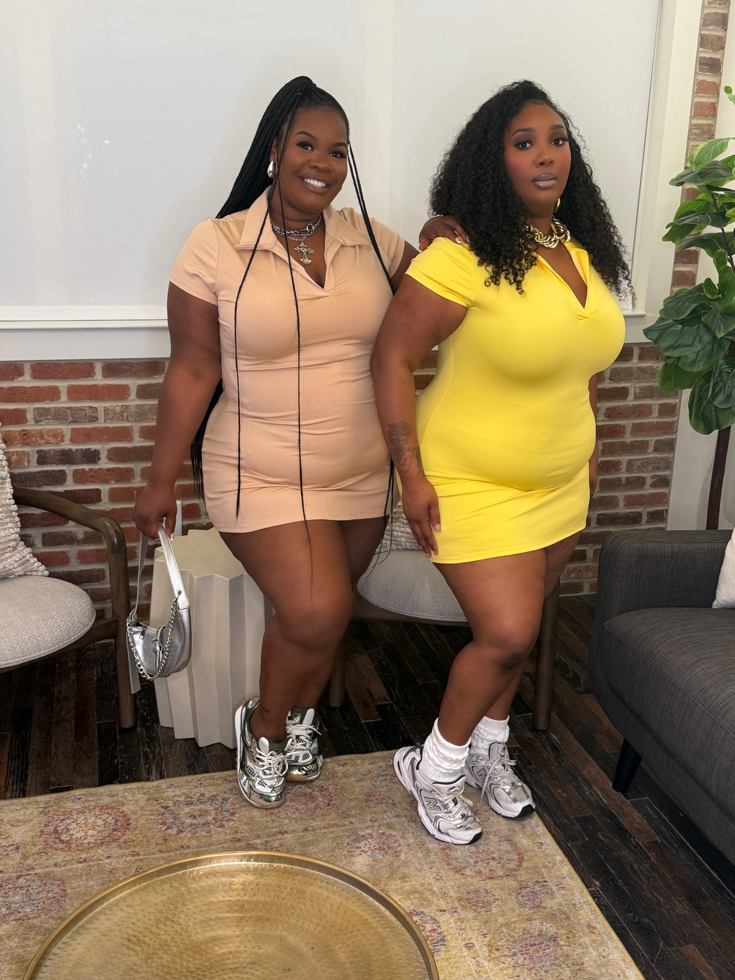 VK Tennis Dress Khaki