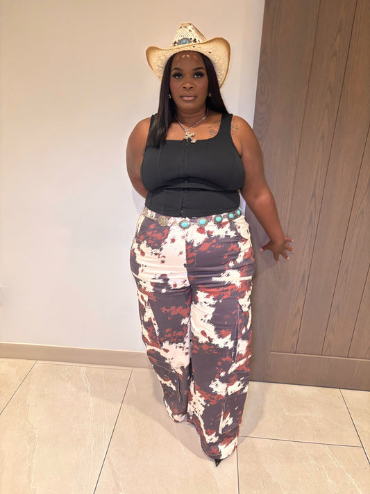 VK Brown Cowgirl Pants