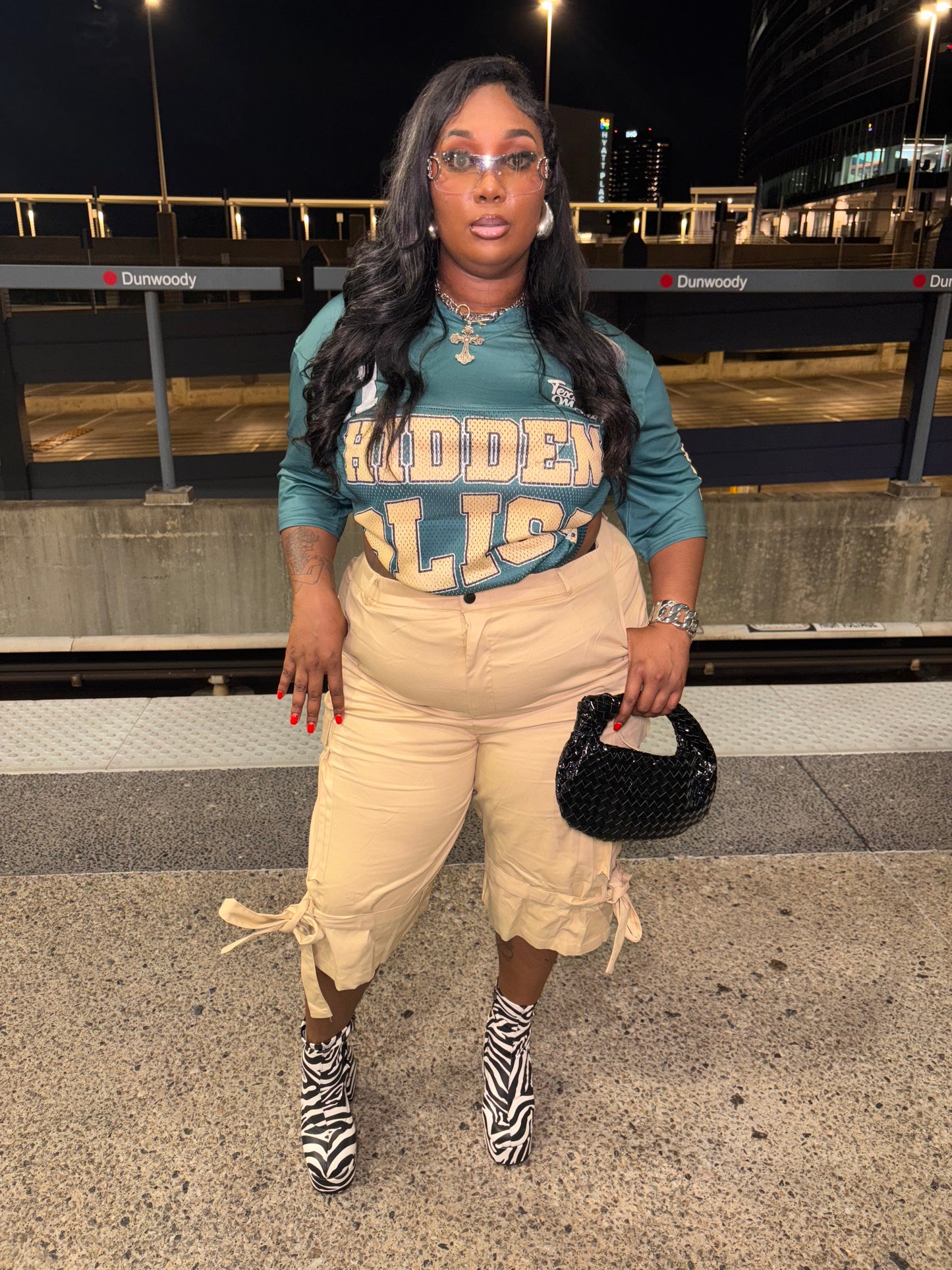 Khaki Belted Jorts